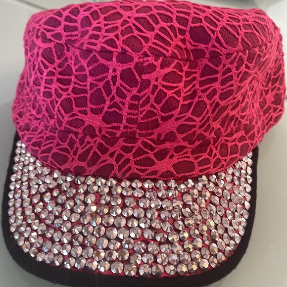 Gorgeous Bling Crystal Decoration Hat for Ladies - Picture 5 of 6